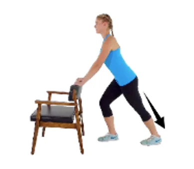 Standing gastroc stretch